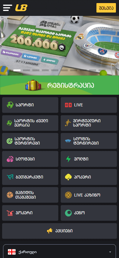 Leader-Bet Casino Mobile screenshot
